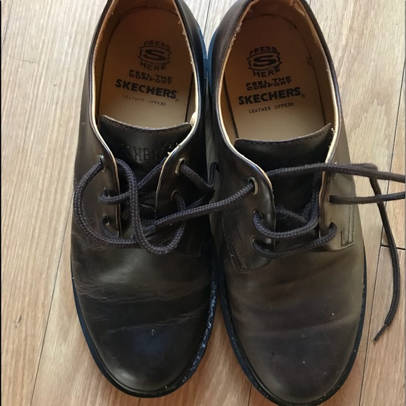 sketcher leather shoes
